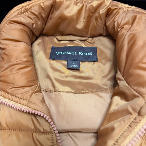 Michael Kors Men's Orange Spice Puffer Vest - Picture 2 of 6